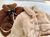 ［valubebe］Merry ribbon boa jacket (baby)