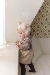 ［OREN］Noellin warm suspender pants