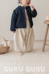 ［guru guru］Flower cardigan (baby & kids)