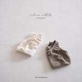 ［anggo］Cream vest