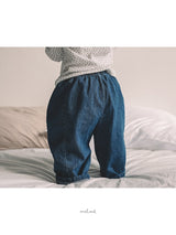［MELMEL］Loose fit denim pants
