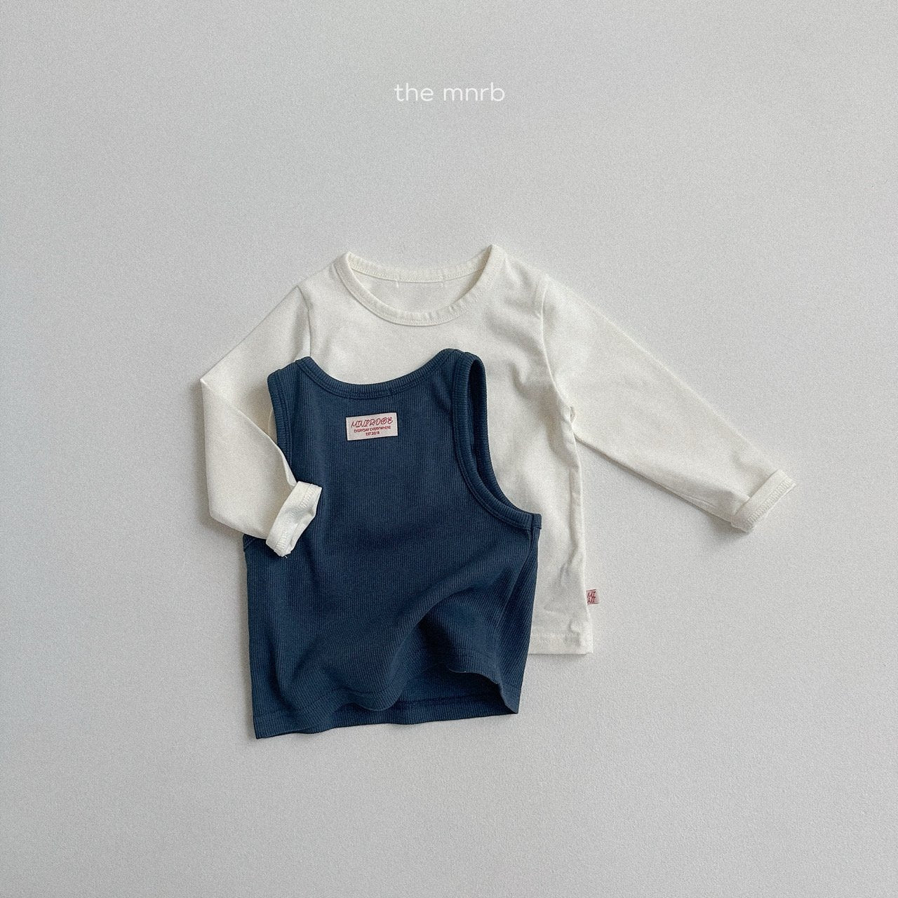 [minirobe] Stretch ribbed sleeveless