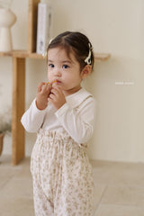 ［bebenine］Flower Overall Pants