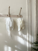 ［monbebe］Winter bunny lace bonnet