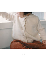 ［MELMEL］Knit vest