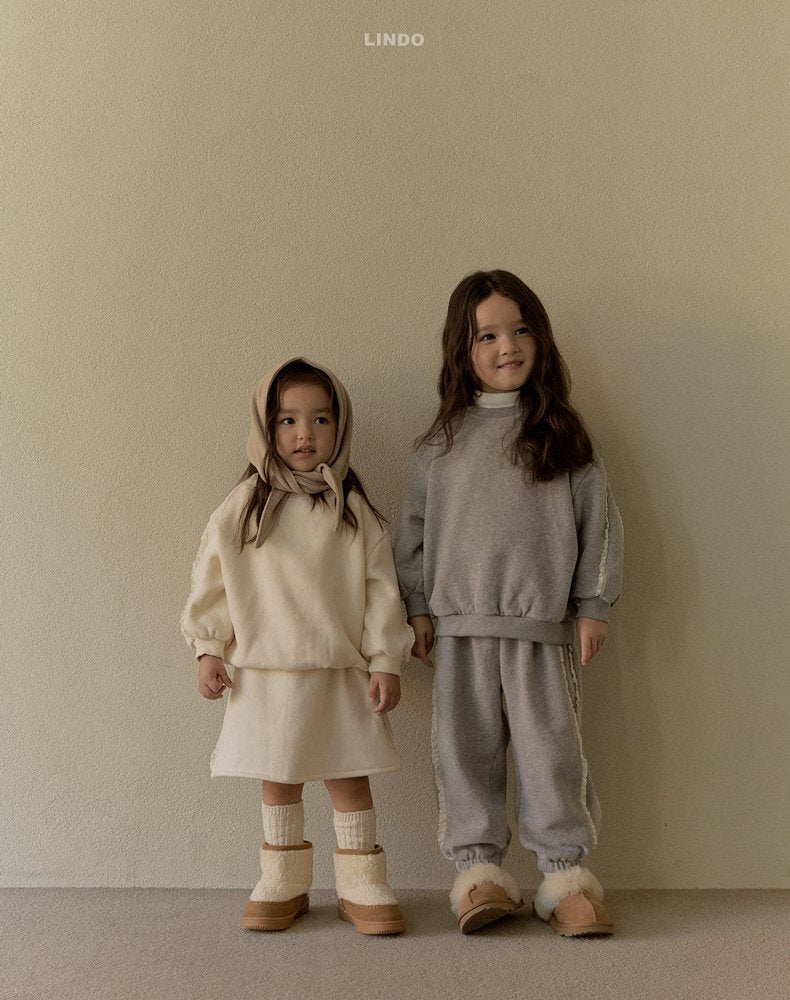 ［LINDO］Double lace jpgger pants