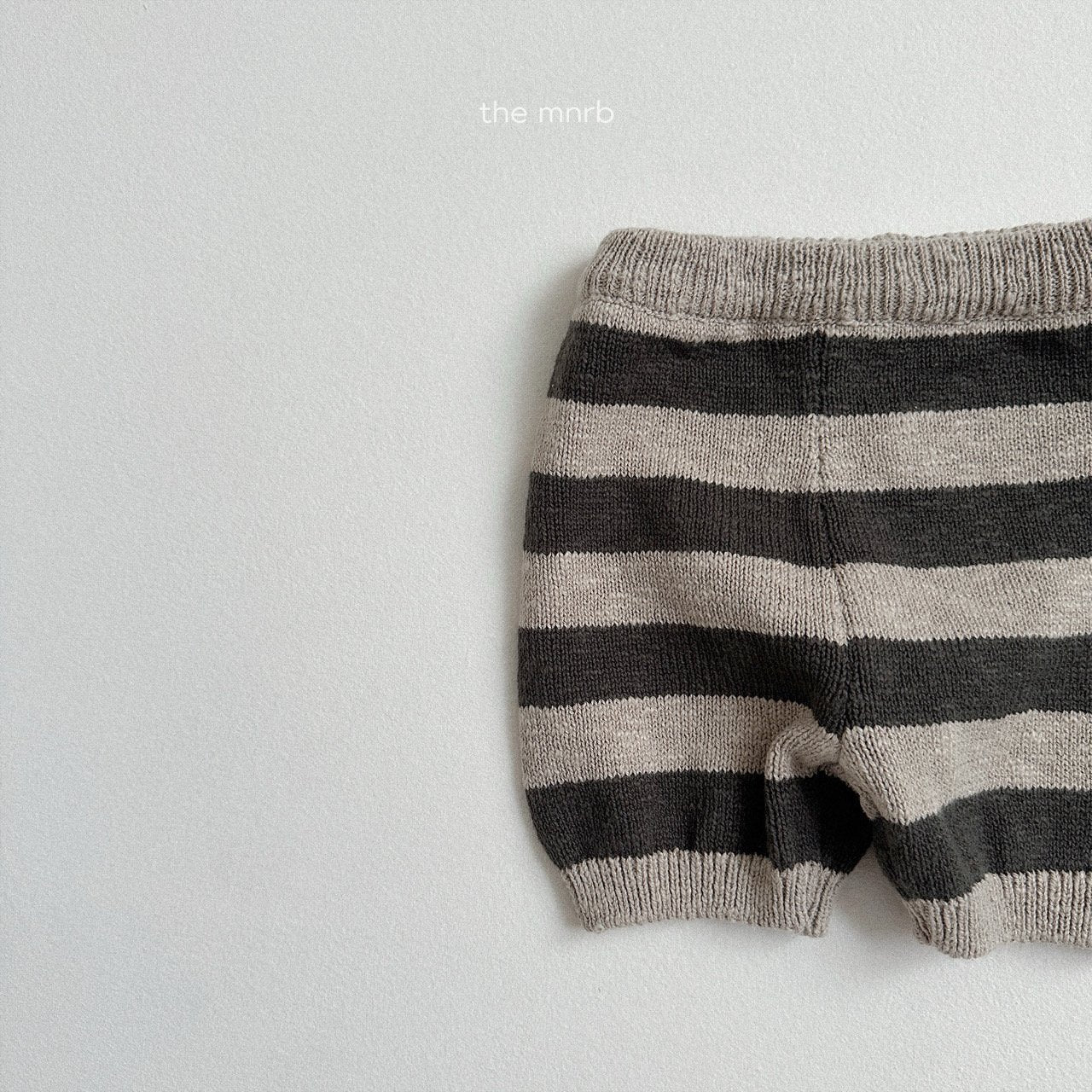 [minirobe] Striped knit pants
