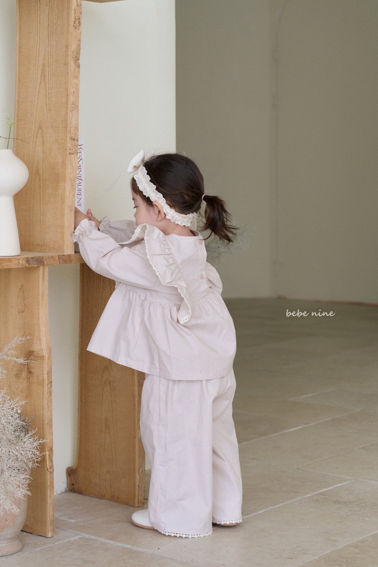 ［bebenine］Clora Lace Pants