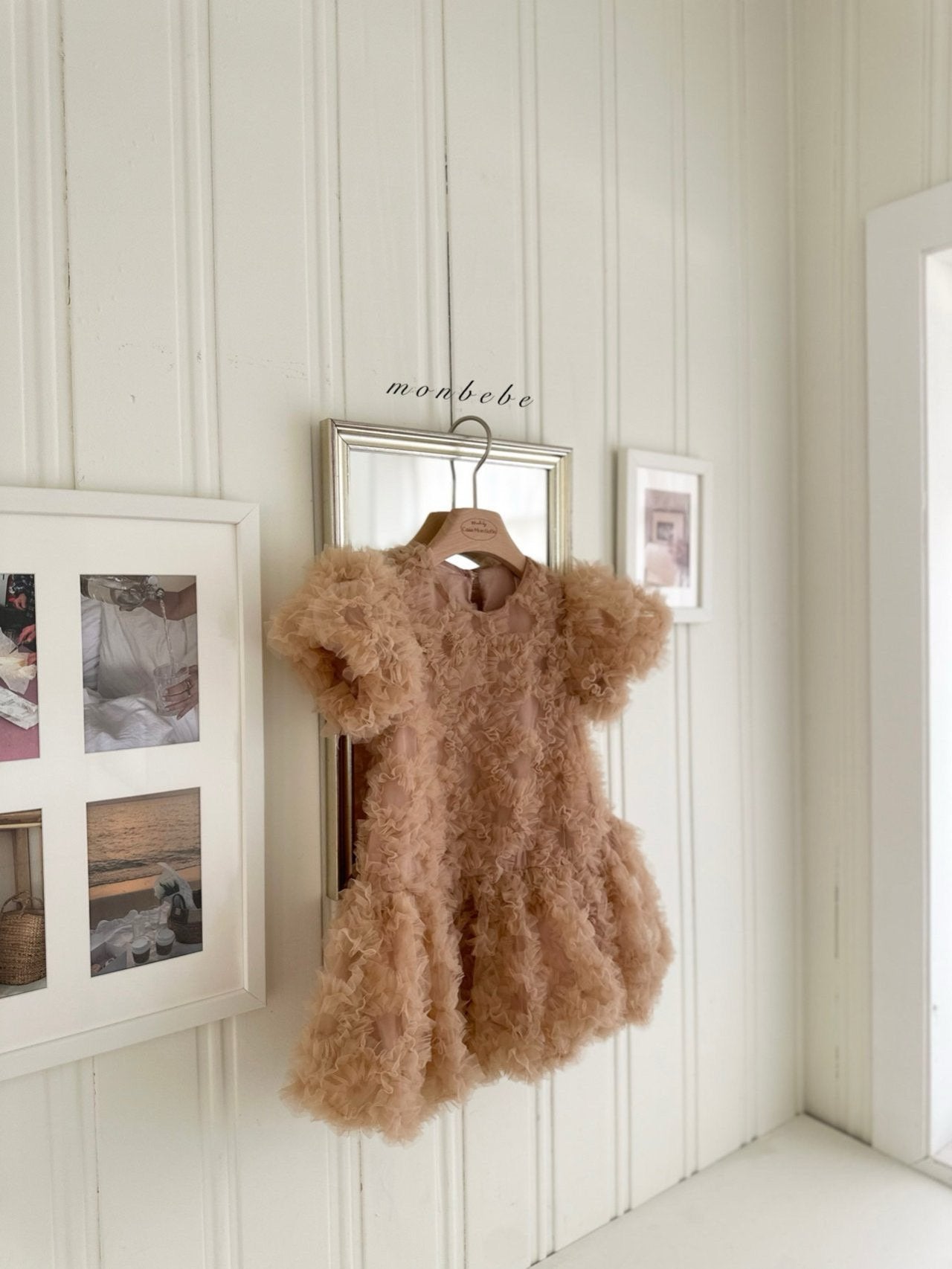 ［monbebe］Blanc shasha one-piece