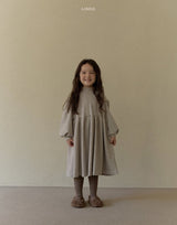 ［LINDO］Stripe turtleneck one-piece