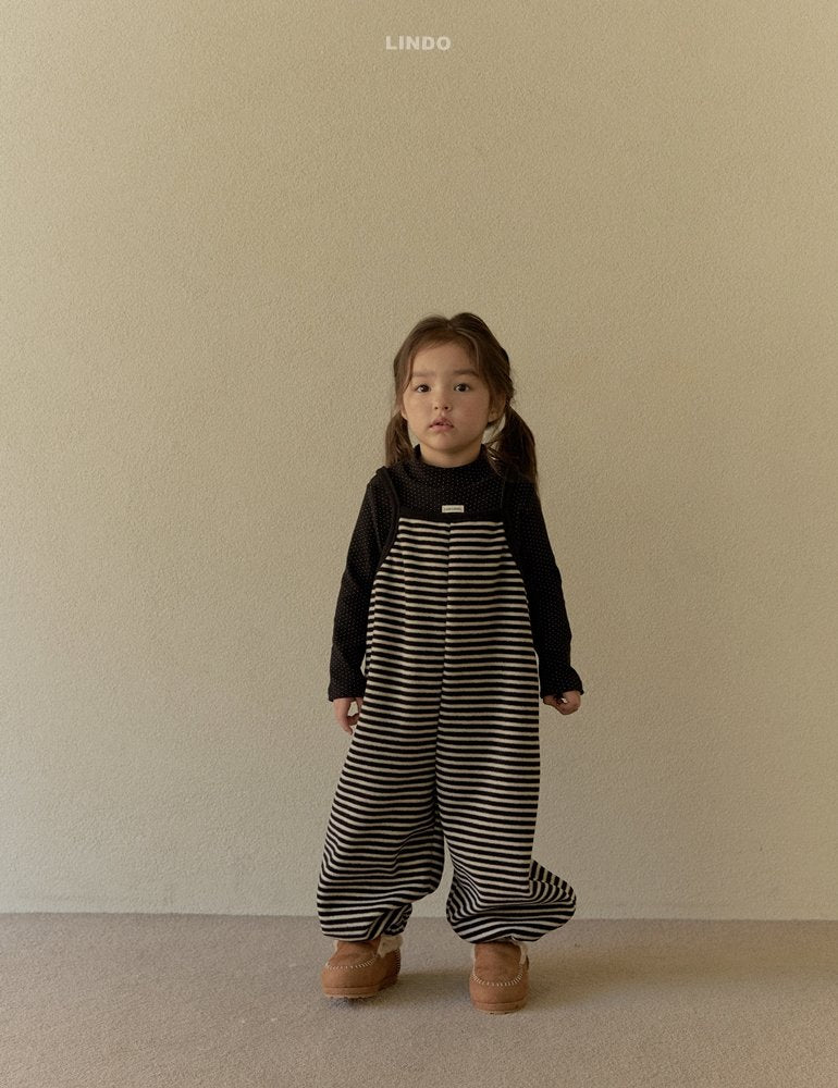 ［LINDO］Petit dot turtleneck tops