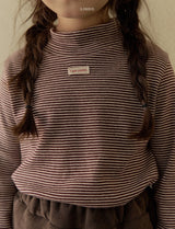［LINDO］Stripe turtleneck tops