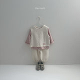 [minirobe] Cocoa stripe tee