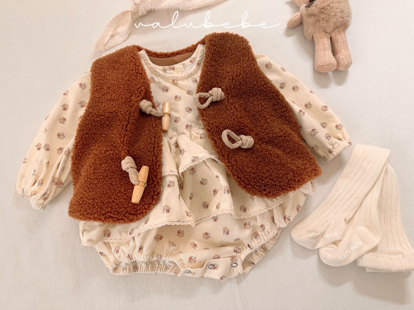 ［valubebe］Boen frill rompers (baby)