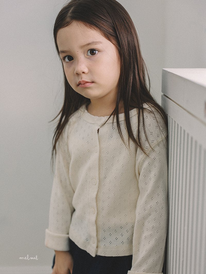 ［MELMEL］Balloon denim skirt