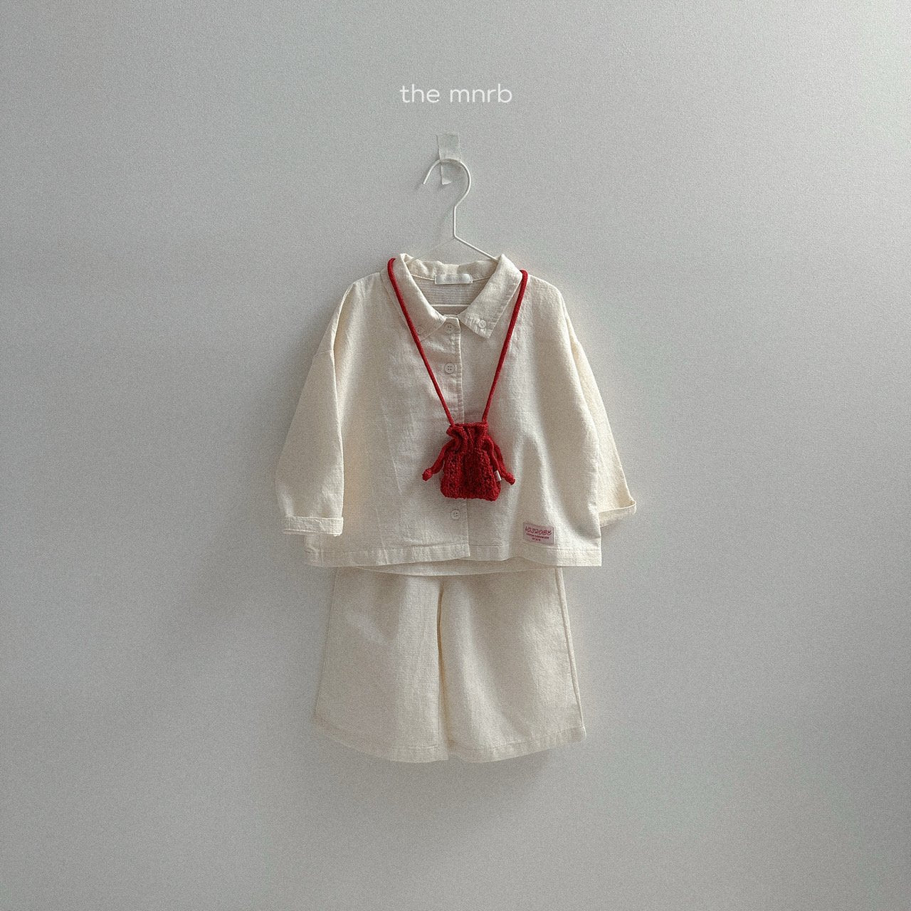 [minirobe] Salt collar shirt