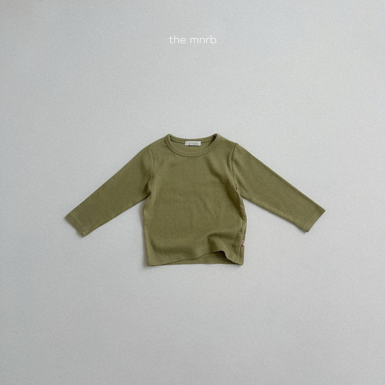 [minirobe] Eyelet round tee