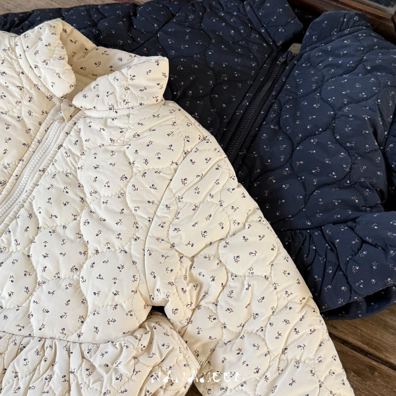 ［nanamood by BANANAJ］Curled padding jacket