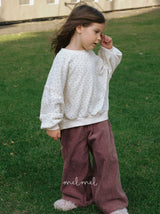[melmel] Corduroy Wide Pants