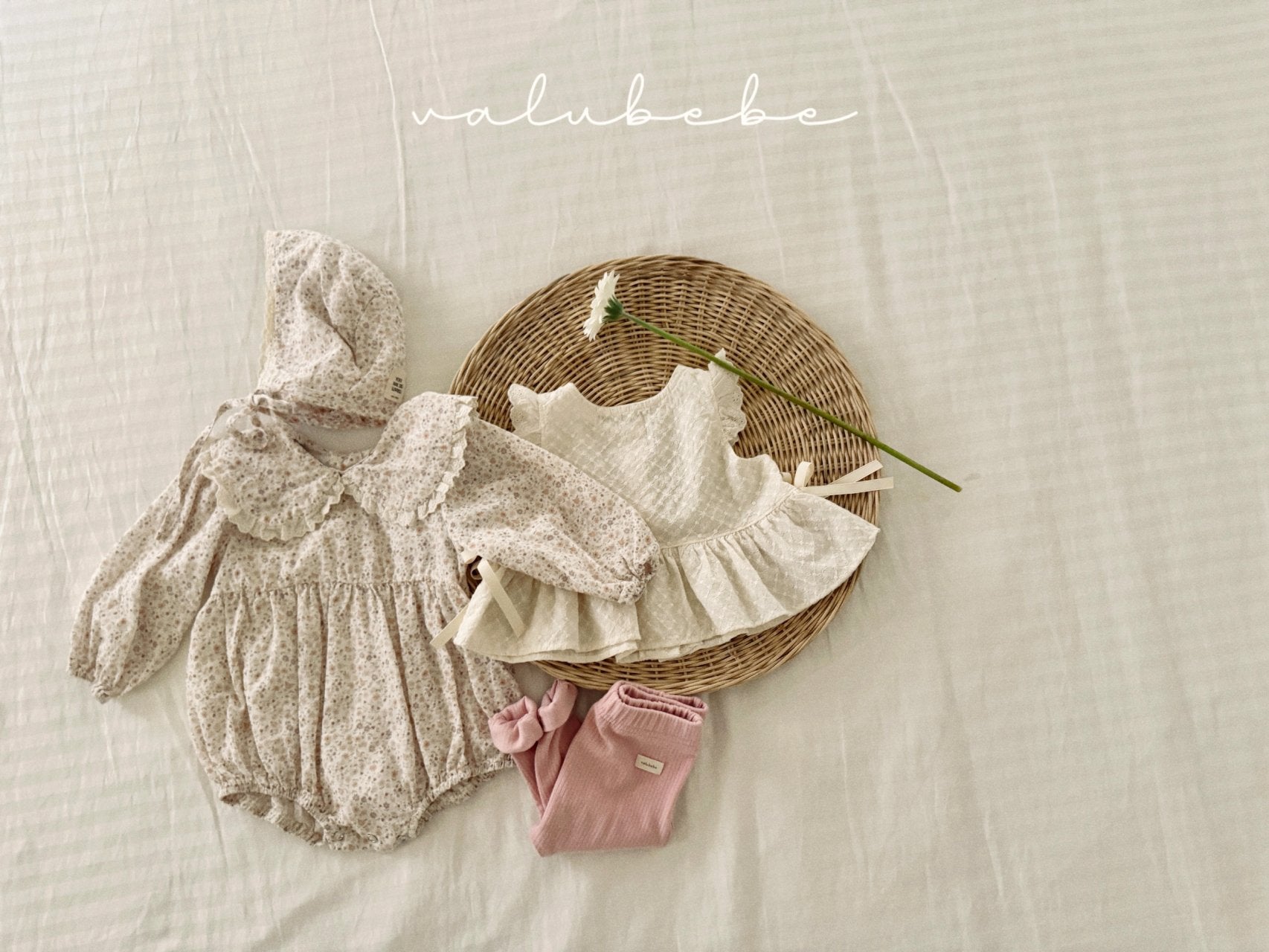 ［valubebe］Lena frill ribbon vest