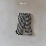 ［aladin］Check ribbon flare pants