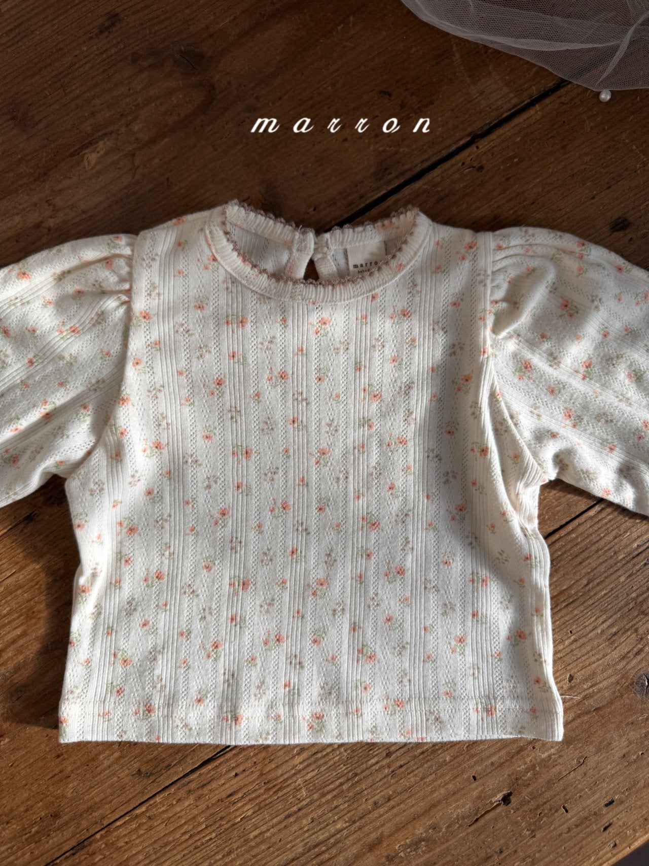 ［marron］Jerry eyelet tops