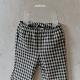 ［aladin］Check ribbon flare pants