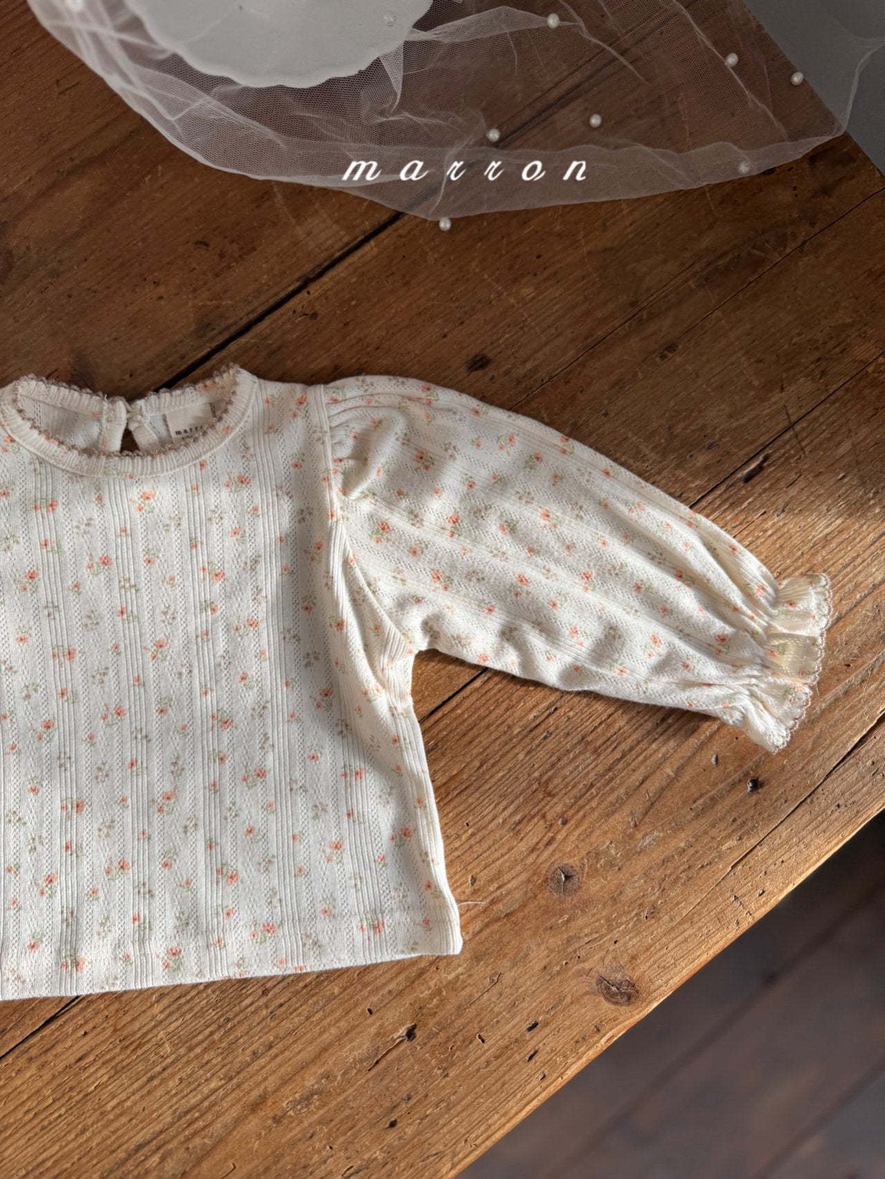 ［marron］Jerry eyelet tops