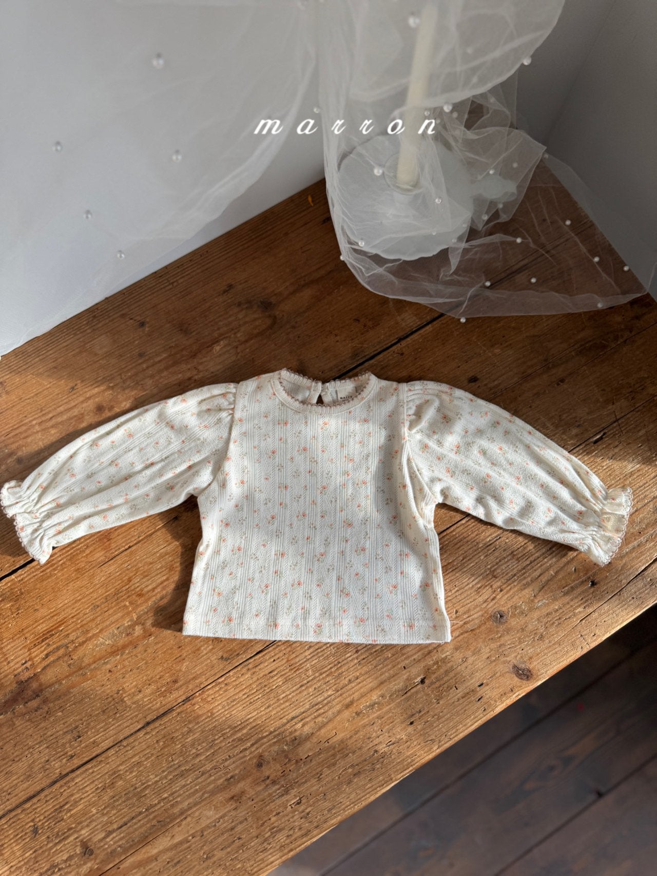 ［marron］Jerry eyelet tops