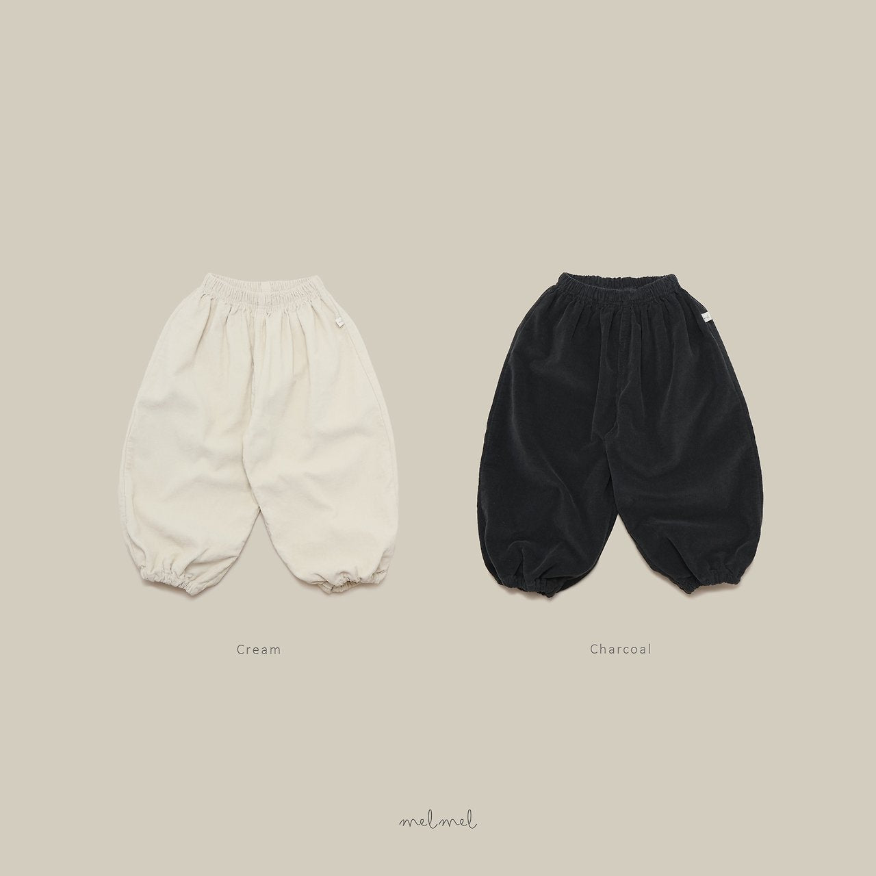 ［melmel］Corduroy Sausage Pants