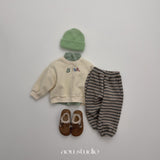 ［aou studio］Cookie stripe jogger