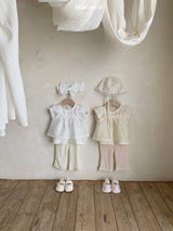 ［bebe holic］Shelly flare lace pants