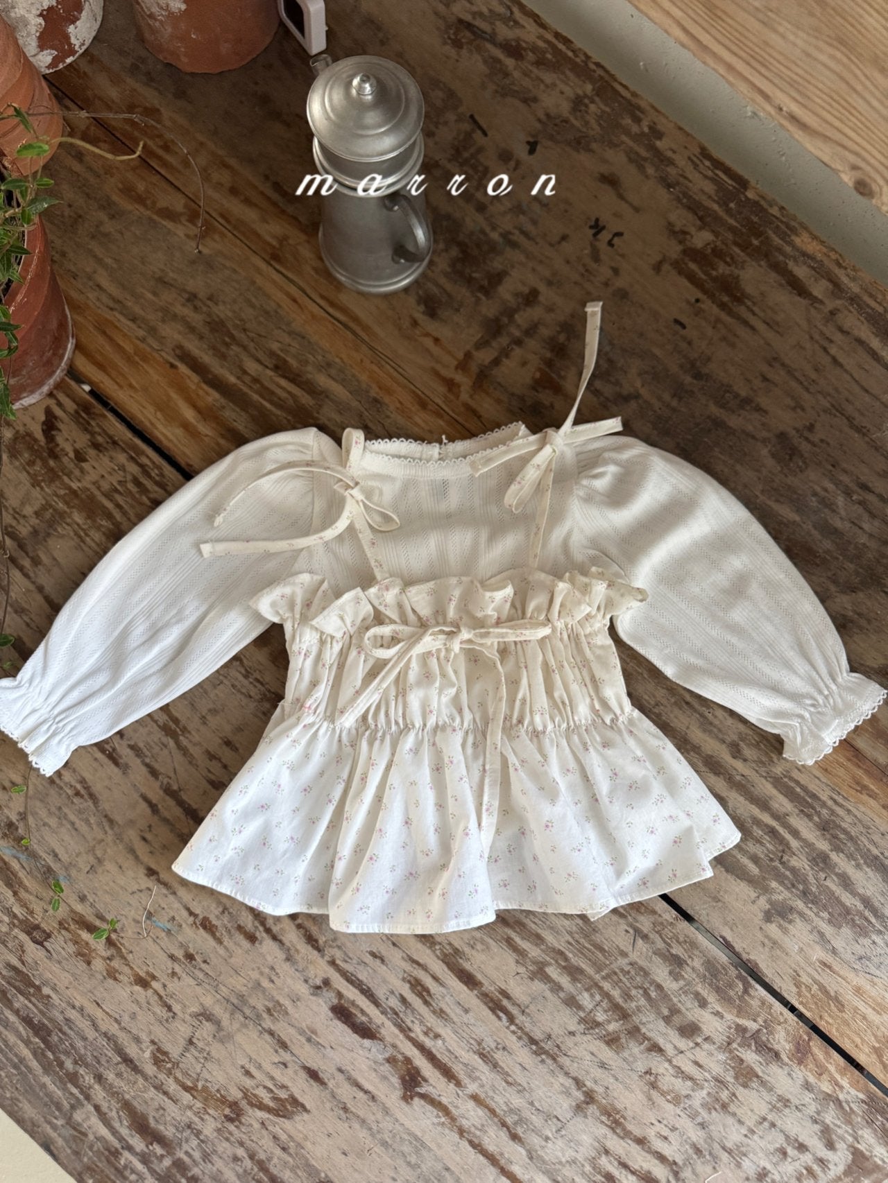 ［marron］Jerry eyelet tops