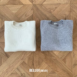 ［BELLOT］Via wool knit (mom)