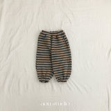 ［aou studio］Cookie stripe jogger