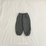 ［aou studio］Cookie stripe jogger