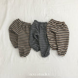 ［aou studio］Cookie stripe jogger