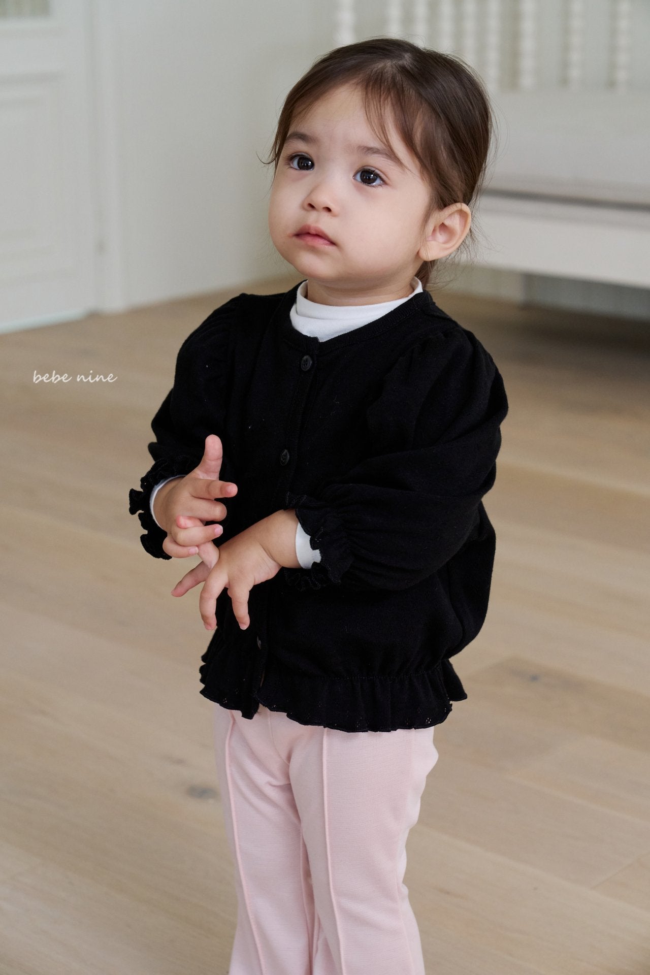 ［bebenine］Edel Frill Cardigan