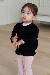 ［bebenine］Edel Frill Cardigan