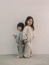 ［MELMEL］Stitched straight pants