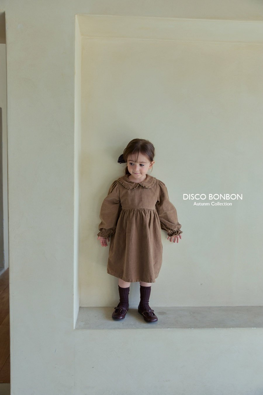 ［DISCO BONBON］Latte corduroy one-piece