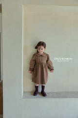 ［DISCO BONBON］Latte corduroy one-piece