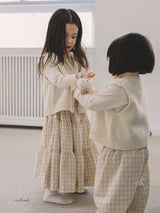 ［MELMEL］Tiered long skirt