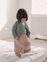 ［MELMEL］Eyelet cardigan