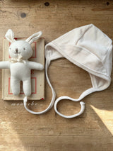 ［monbebe］Cotton velvet bonnet