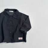 [minirobe] Salt collar shirt