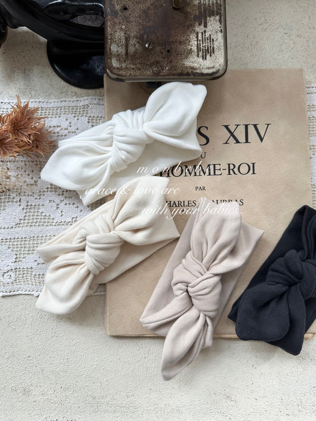 ［monbebe］Petit tie hairband