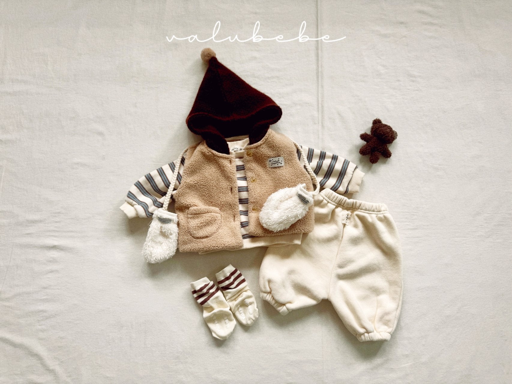 ［valubebe］Duo warm jogger pants (baby & kids)