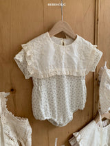 ［bebe holic］Stella lace collar rompers