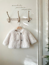 ［monbebe］Eco fur mouton jacket (kids)